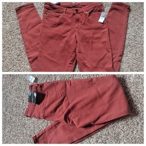 NWT Reddish Orange Skinny Jeans